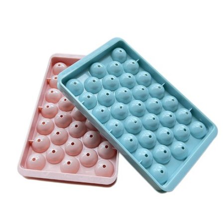 33 Hazneli Küre Buz Kalıbı Pembe