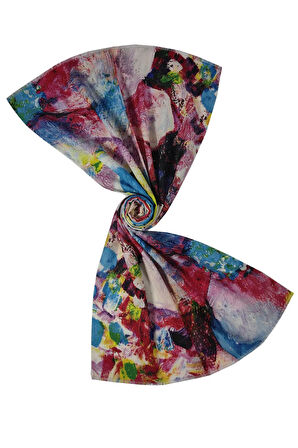 Mısırlı Eşarpları Desenli Yün Şal 75x190