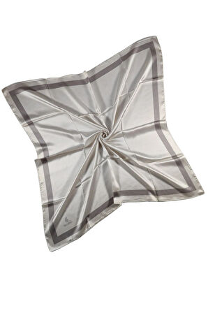 Mısırlı Eşarpları Bantlı Jan Jan Eşarp 100x100 Cm