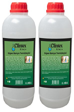 Clintex Kimya Süper Banyo Temizleyici 2x1 Lt