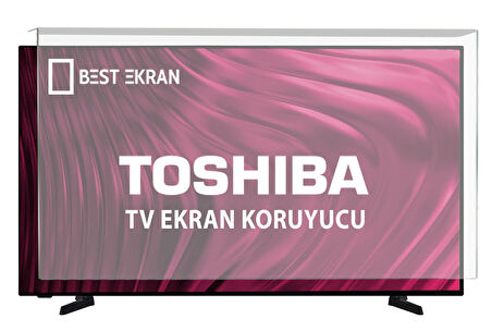 Toshiba 65QV2363DT Tv Ekran Koruyucu - Toshiba 65" 164cm QLED Kırılmaz Koruyucu