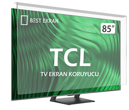TCL 85" inç 215cm Smart LED QLED Android 4K-8K Televizyon Tv Ekran Koruyucu