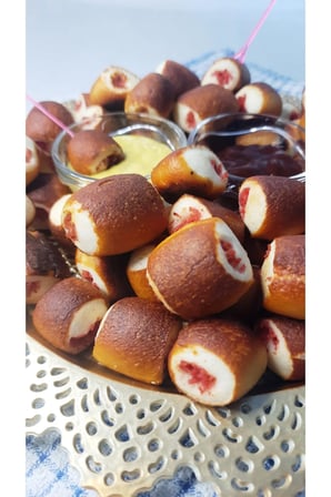 Brezel Bites Salamlı - Lokmalık Alman simidi 64 adet