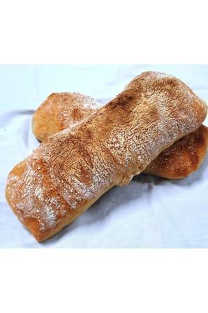 Italyan Ciabatta Ekmek 2 Adet