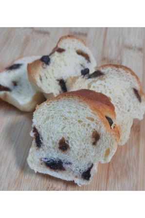Milchbrötchen Mit Schokostückchen - Çikolata Parçacıklı Yumuşak Ekmekçik 6 Adet