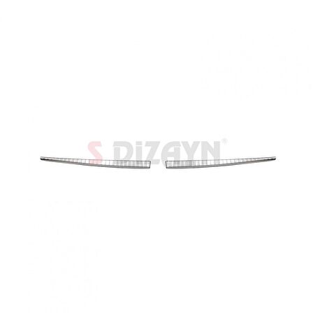 S-Dizayn Dacia Duster Krom Bagaj İç Eşiği 2018 Üzeri 2 Parça