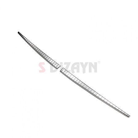 S-Dizayn Dacia Duster Krom Bagaj İç Eşiği 2018 Üzeri 2 Parça