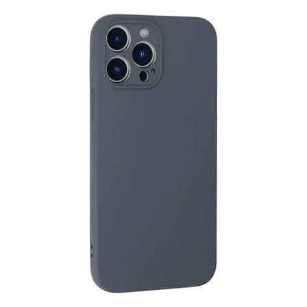Apple iPhone 13 Pro Max Kılıf Nano içi Kadife Silikon - Gri