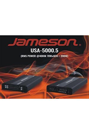 Usa-5000.5 Stero Ve Mono Çift Yonlu 5000 Watt 6 Kanal 4 Çıkış Oto Anfi
