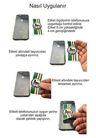 Çeçen Bayrak Telefon Tablet Etiketi