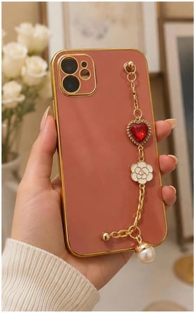 IPHONE 11 UYUMLU KIRMIZI ELDEN TUTMALI SLİKON KILIF