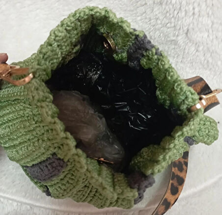 Leopar Askılı Çanta