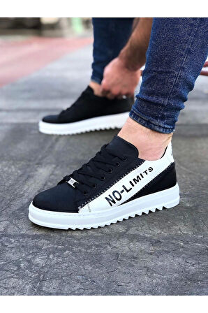 027 Siyah Beyaz No Limit Erkek Casual Ayakkabı