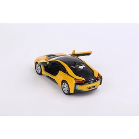 Kinsmart 1:36 Ölçek Bmw I8 Çek Bırak Metal Araba