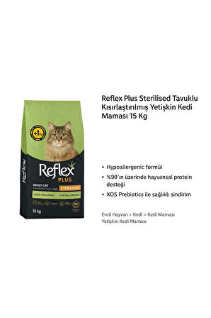 Kısırlaştırılmış 15+1 kg kedi maması