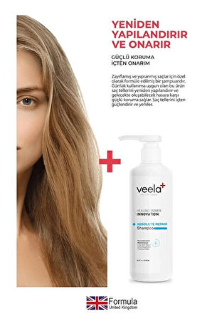  Işlem Görmüş Saçlar Için - Onarıcı Bakım Şampuanı Absolute Repair Shampoo