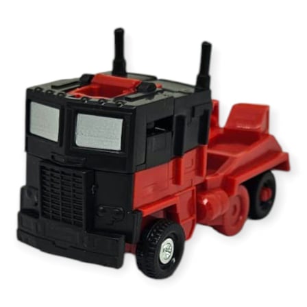 Robota Dönüşen Oyuncak Araba - 10 cm Siyah