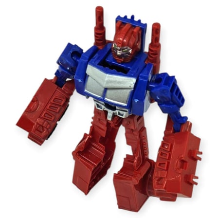 Robota Dönüşen Oyuncak Araba - 10 cm Mavi