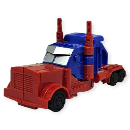Robota Dönüşen Oyuncak Araba - 10 cm Mavi