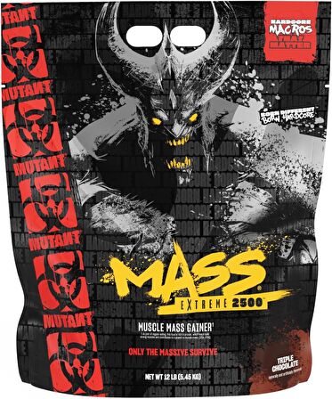 Mutant Mass Extreme Gainer – Whey Protein Powder – Build Muscle Size and Strength – High Density Clean Calories