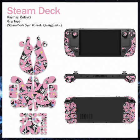 Steam Deck Kaymaz Bant Çıkartma Tape Koruyucu Kavrama Bandı Yükseltme Kiti SD-04