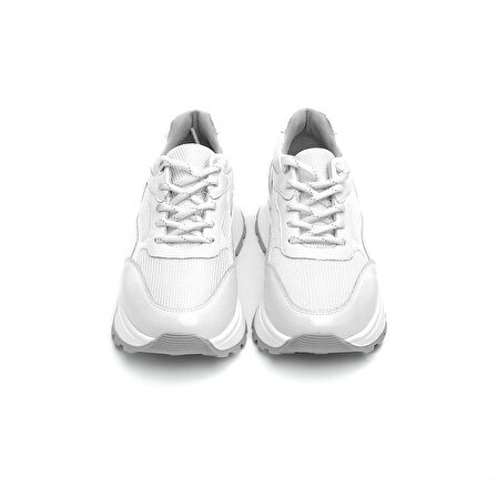 Bağcıklı Yüksek Taban Kadın Sneaker