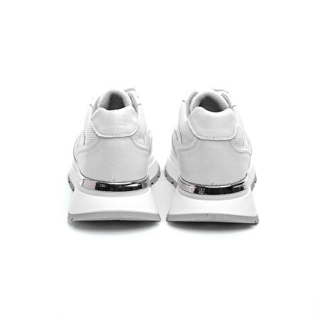 Bağcıklı Yüksek Taban Kadın Sneaker