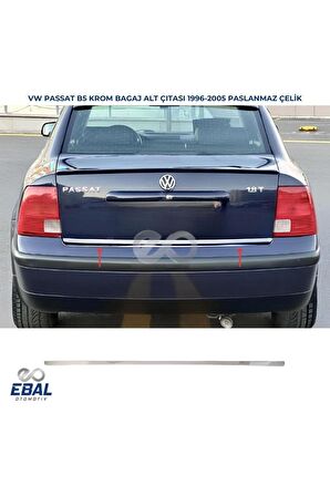 VW Passat B5 Krom Bagaj Alt Çıtası 1996-2005 Paslanmaz Çelik