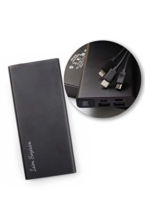 10.000 mAh Siyah Powerbank