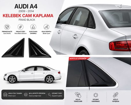 Audi A4 Kelebek Cam Kaplama 2009-2014