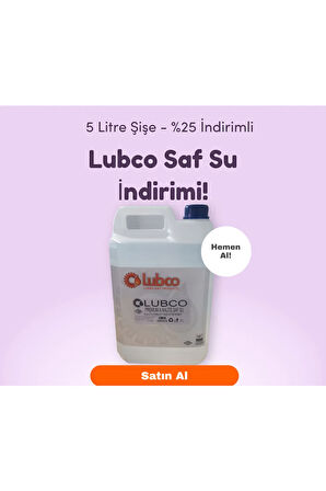 Saf Su  Ütü-Akü-Radyatör Suyu Bidon 5 Litre