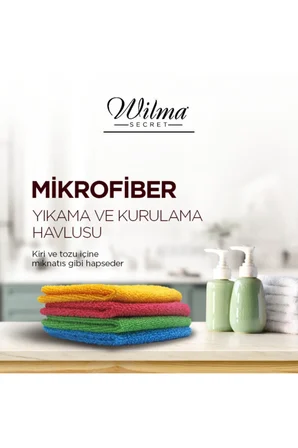 4'li Trend Mikrofiber Temizlik Bezi