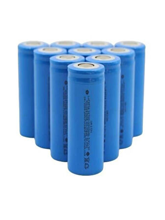 100 Adet PİL LIFEPO4 IFR 32700 6000 MAH 3C MAVİ 