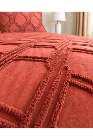 Premium Kabartma Dokulu Royal Model Çift Kişilik Yatak Örtüsü – 2 Adet Yastık Kılıfı Dahil 250 x 260