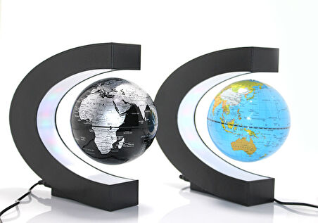 Masa Üstü Manyetik Ledli Dünya Küre