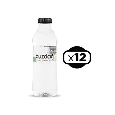 Buzdağı Su Exclusive Cam Pet 330 ml x 12 Adet