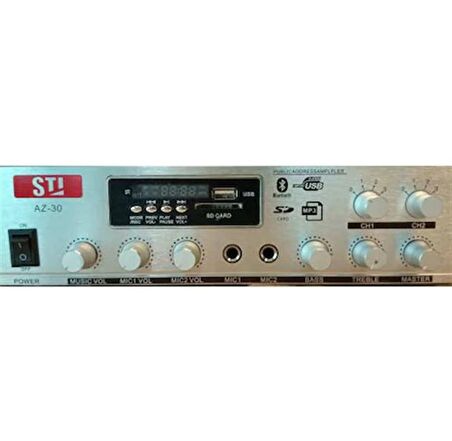 STI AZ-30 2x60 WATT HAT TRAFOLU MİXER AMPLİFİKATÖR