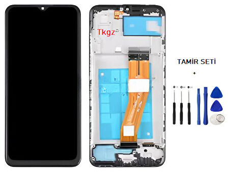 Samsung Galaxy A03  - SM-A035 Uyumlu Lcd Ekran Dokunmatik SERVİS Orijinali ÇITALI + TAMİR SETİ