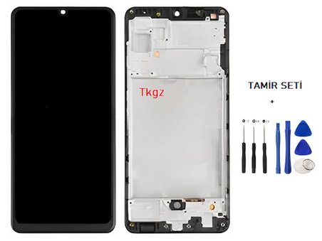 Samsung Galaxy A32 - SM-A325 Uyumlu Lcd Ekran Dokunmatik SERVİS Orijinali ÇITALI + TAMİR SETİ