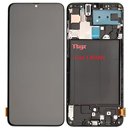 Samsung Galaxy A70 - SM-A705 Uyumlu Lcd Ekran Dokunmatik SERVİS Orijinali ÇITALI