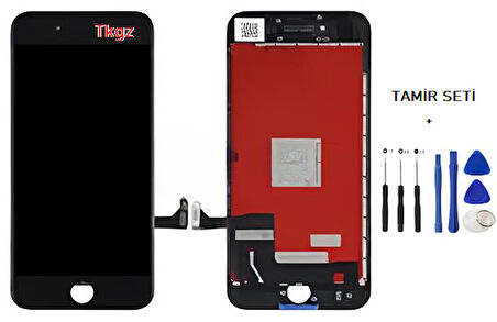 iPhone 7 Uyumlu Lcd Ekran Dokunmatik A+A KALİTE (LW MARKA) SİYAH + TAMİR SETİ