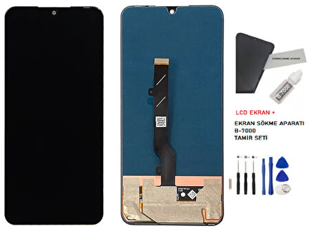 İnfinix Zero 20 Lcd Dokunmatik Ekran SERVİS Orijinali + b-7000 + TAMİR SETİ