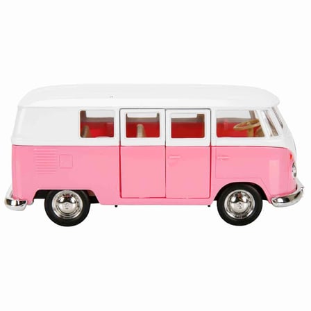 1:32 RMZ City Pembe Serisi Die Cast Model Araba - Volkswagen T1 Transporter