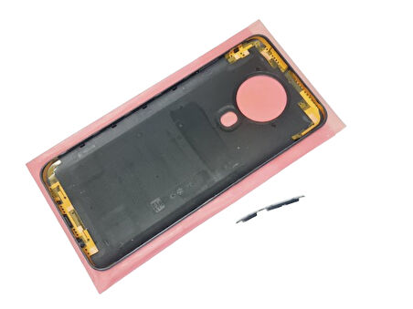 Tecno Spark 6 (KE7) Uyumlu FULL KASA Arka Kapak Batarya Kapağı - SİYAH