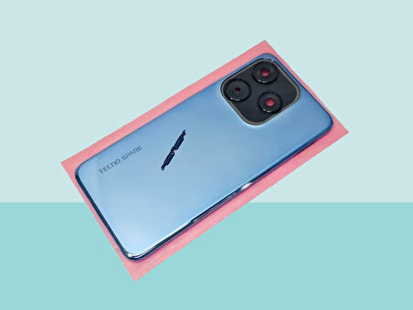 Tecno SPARK 10C Uyumlu FULL KASA Arka Kapak Batarya Kapağı - MAVİ
