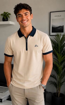 Erkek Regular Fit Rahat Kesim Polo Yaka %100 Pamuk Tişört