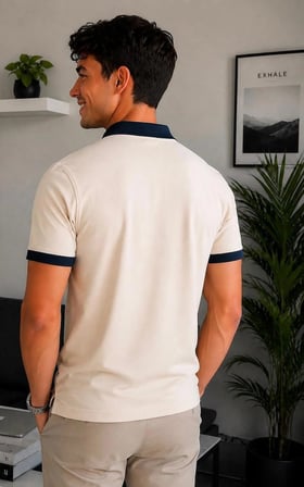 Erkek Regular Fit Rahat Kesim Polo Yaka %100 Pamuk Tişört