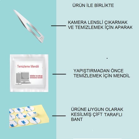 Samsung Galaxy S21 FE 5G G990 Arka Kamera Camı Lens - SET -
