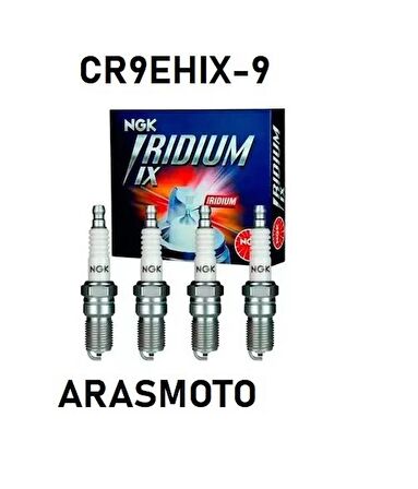 Honda CBR 1000 RR - CB 1000 R - CB 1000 RA - VFR 1200 Uyumlu İridiyum Buji Seti (CR9EHIX-9) 4 Adet
