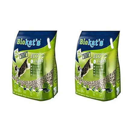 Biokat's Eco Light Pelet Kedi Kumu 5 Lt x 2 Li